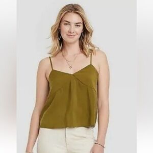 Universal Thread Olive Green Camisole Blouse